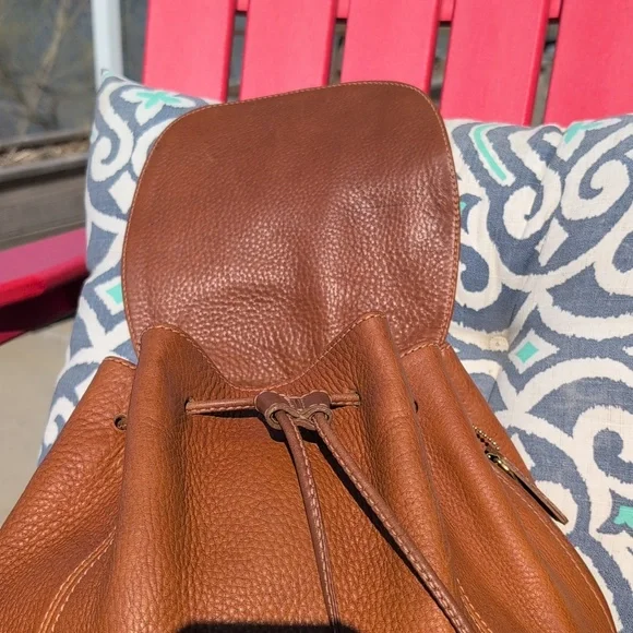 Vintage Coach Sonoma Backpack 4908 Saddle Defects - Picture 7 of 12